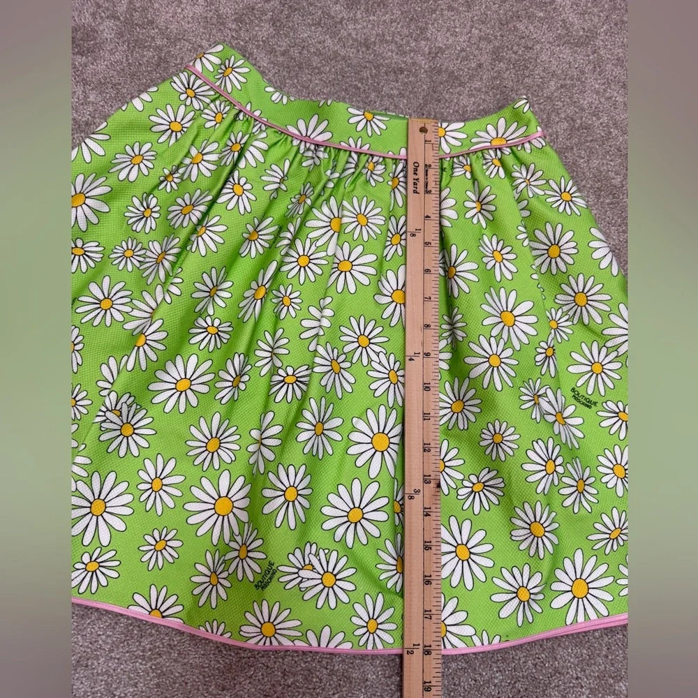 Boutique Moschino Floral Daisy Mini Skirt - size 6 - Pristine condition - Picture 11 of 14